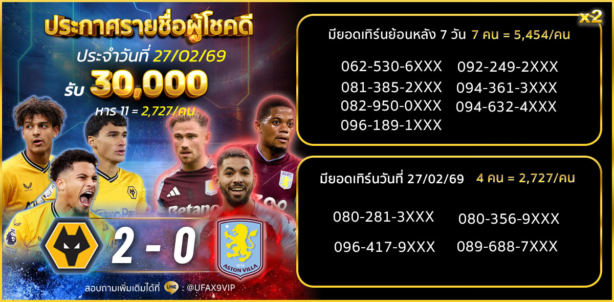 ประกาศรายชื่อทายผลบอล